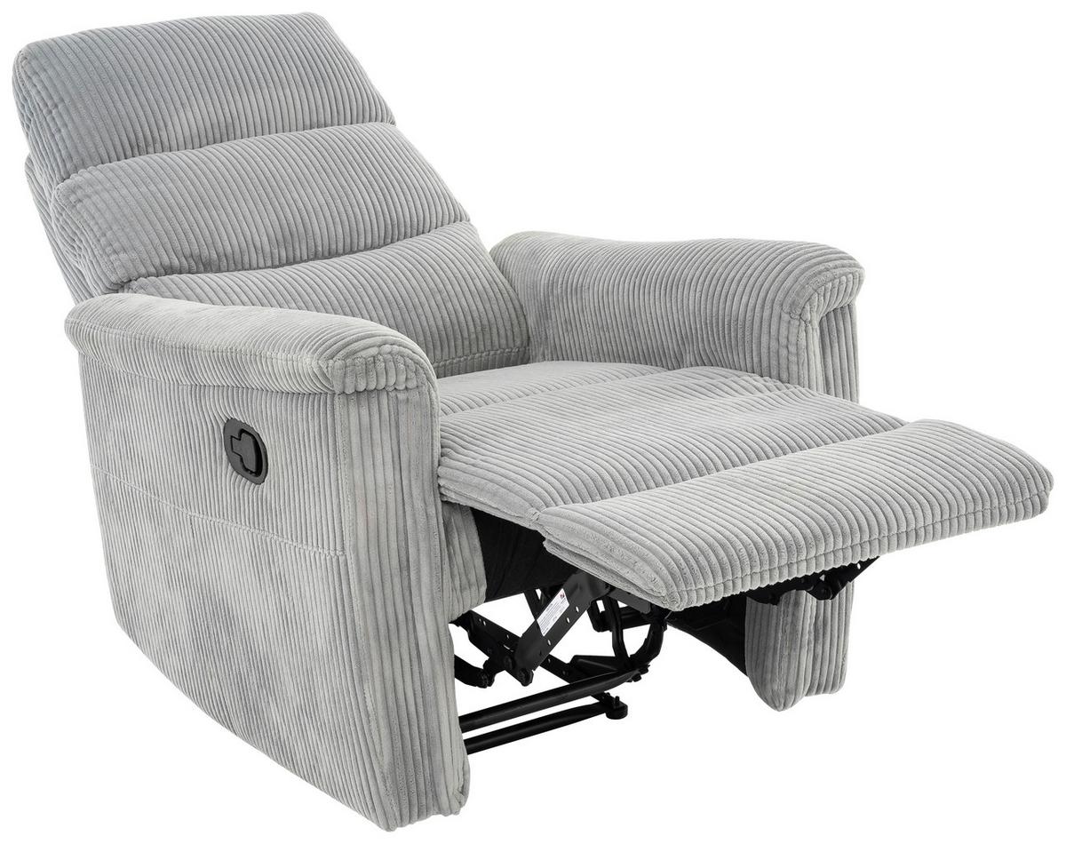 Počivalnik Xeno, Svetlo Siva - črna/svetlo siva, Design, kovina/umetna masa (78/108/89cm) - Livetastic