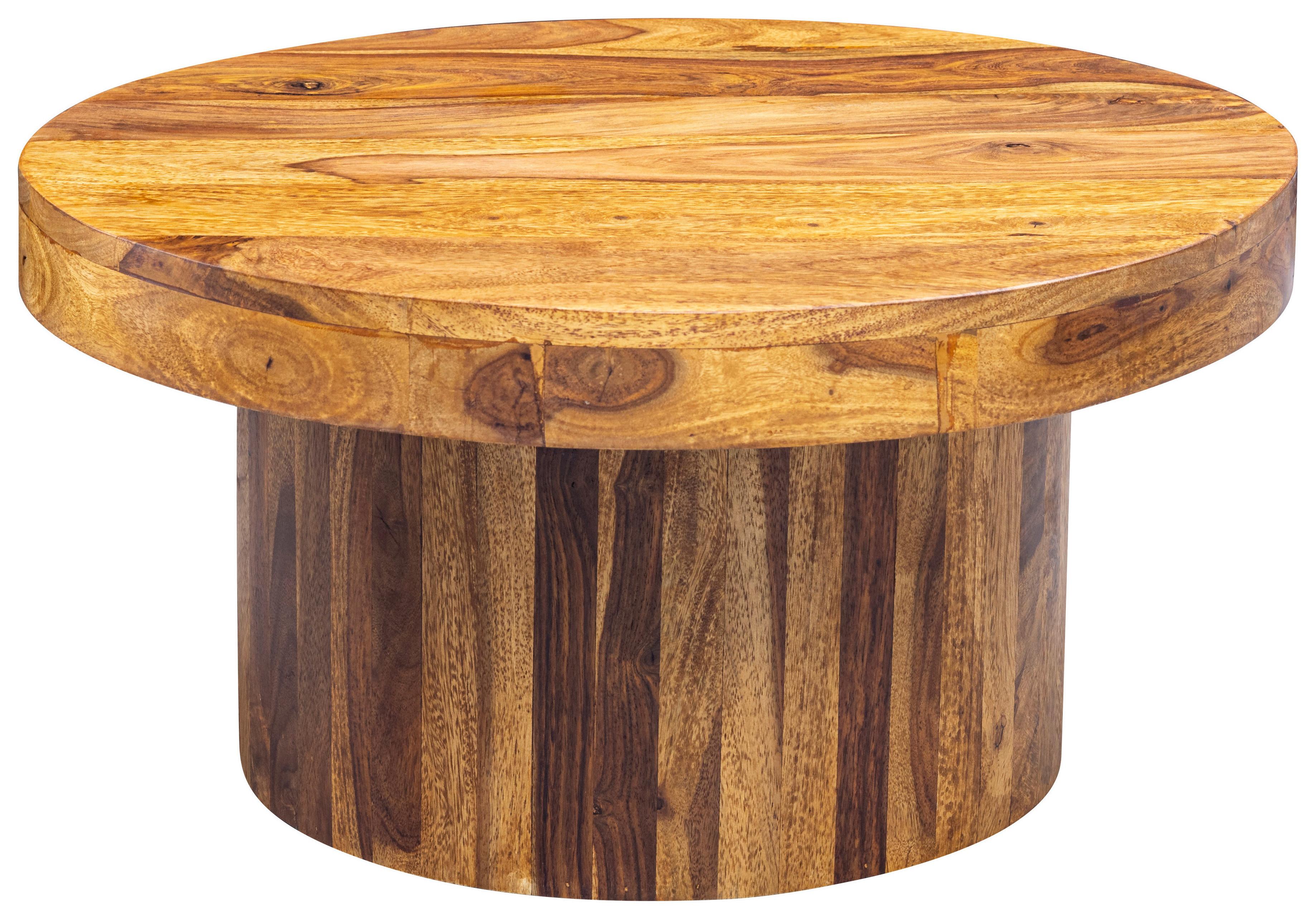 Couchtisch Sheesham - Sheeshamfarben, MODERN, Holz (60/60/30cm) - MID.YOU