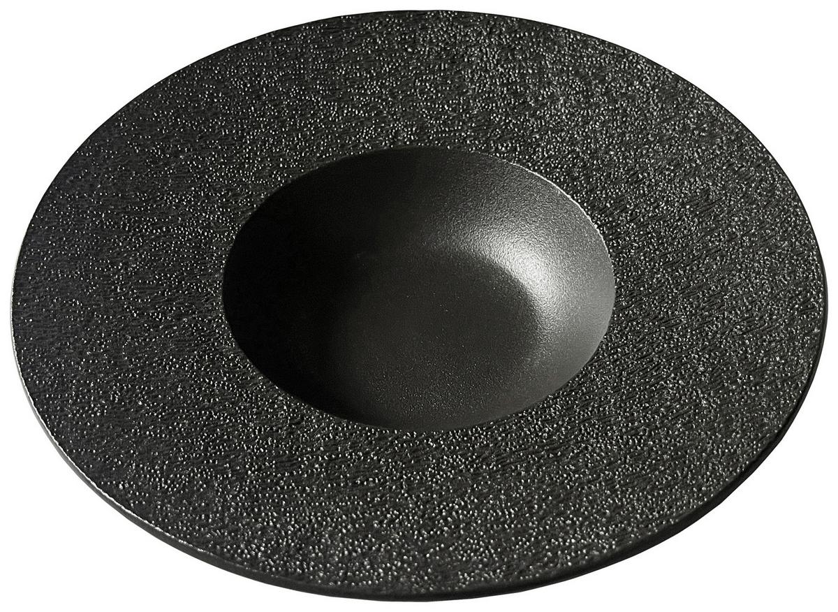 Pastateller Haruki - Gourmet Schwarz - Schwarz, MODERN, Keramik (28,9/6,2cm) - Mömax