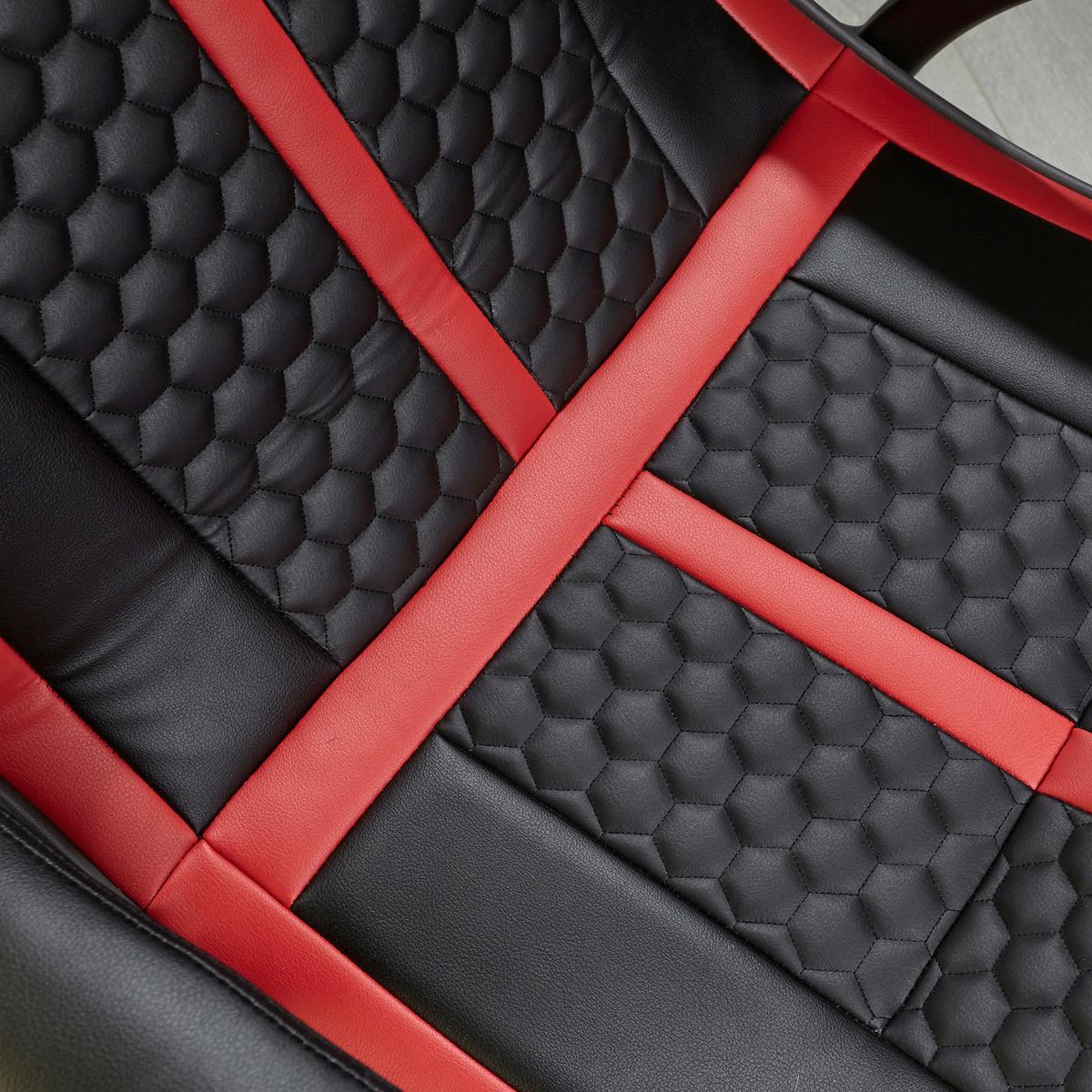 Gamingsessel Evora 2.1 ca. 65x102,5x78cm Rot/Schwarz - Rot/Schwarz, MODERN, Kunststoff/Textil (65/102,5/78cm) - X Rocker
