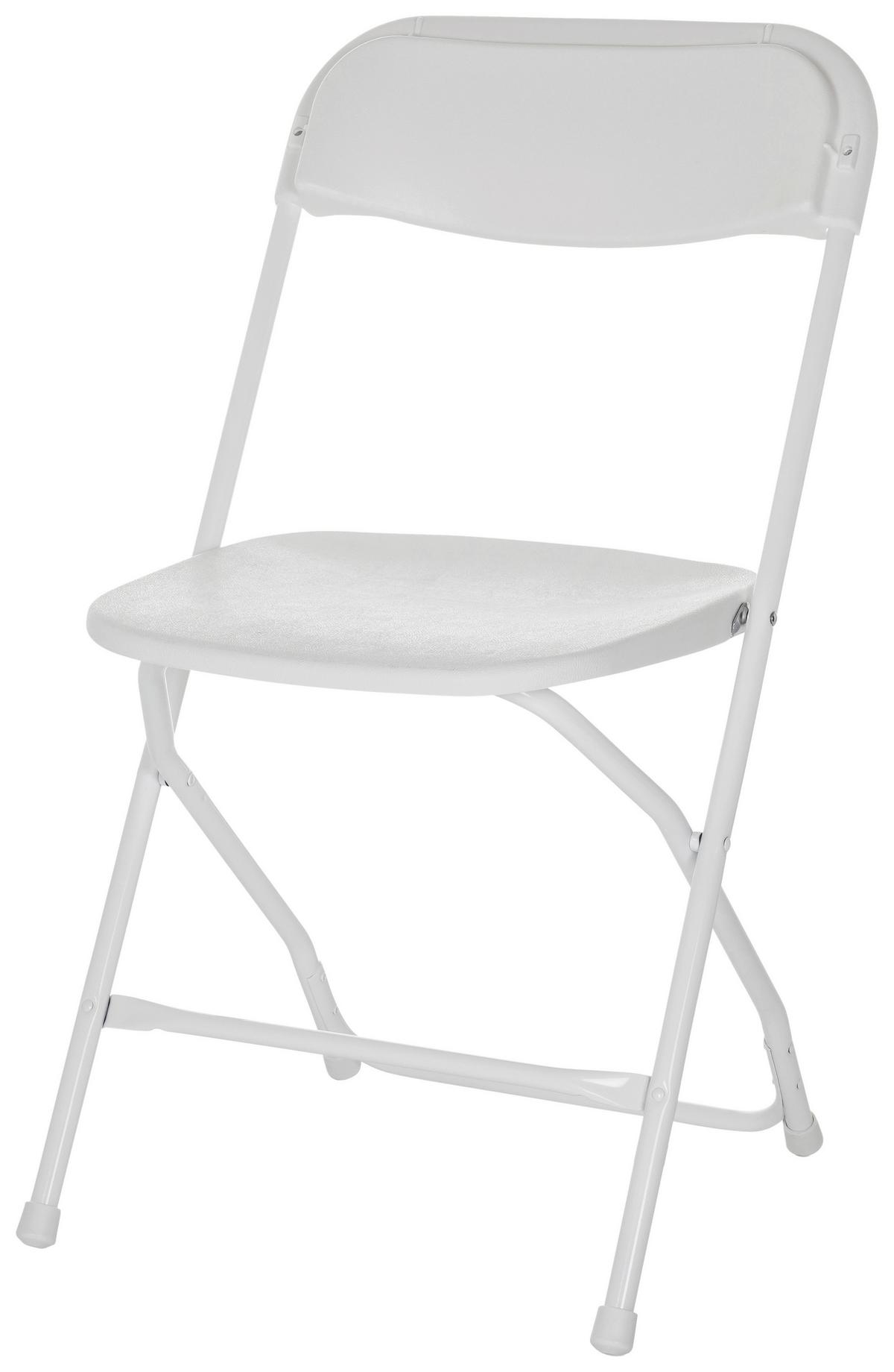 Zložljiv Stol Tudela Xxl W, Bela - bela, Basics, umetna masa (46/80/50cm) - MID.YOU