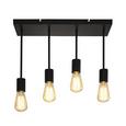 Deckenleuchte Martha in Schwarz max.60 Watt - Schwarz, MODERN, Metall (45/15/34cm) Deckenleuchte Martha in Schwarz max.60 Watt - Schwarz, MODERN, Metall (45/15/34cm)