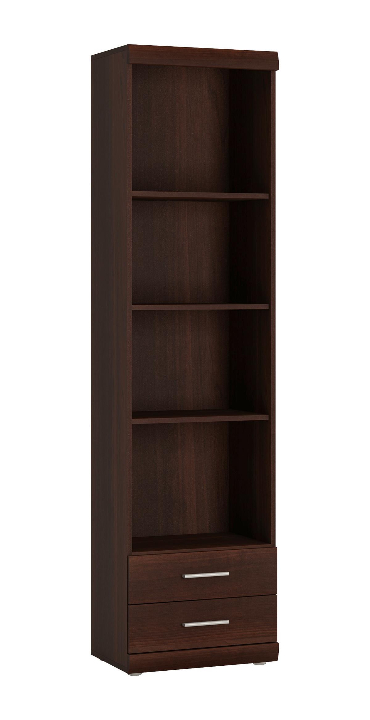 Etajeră IMPERIAL-D - nucă, Konventionell, material pe bază de lemn (50/195/38cm) - Modern Living