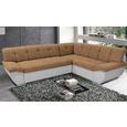 Sedežna Garnitura Axel Ii - svetlo rjava/bela, Moderno, tekstil (260/195cm) - Mömax modern living Sedežna Garnitura Axel Ii - svetlo rjava/bela, Moderno, tekstil (260/195cm) - Mömax modern living