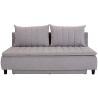 Canapea Boxspring Marino - gri deschis, Modern, textil (208/102/96cm) - Luca Bessoni