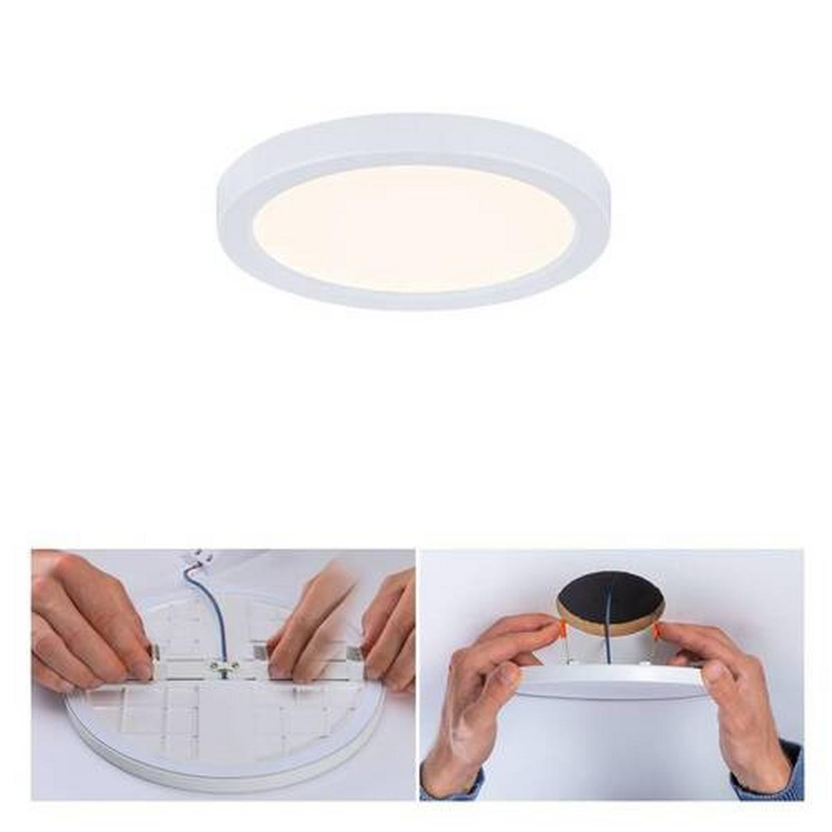 LED-Paneel Areo VariFit in Weiß max. 6,5 Watt - Weiß, Design, Kunststoff (11,8/1,2cm) - Paulmann