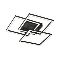 LAMPA SUFITOWA LED 21379 SETH - czarny, Design, metal (52/52/9,5cm)