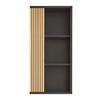 ÖVERSKÅP VENEZIA -EXKLUSIV- - ekfärgad, Lifestyle, trämaterial (35/72/25cm) - Mömax
