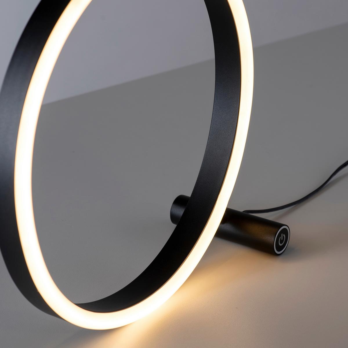 LAMPA STOŁOWA LED 15390-13 RITUS - antracytowy, Trend, tworzywo sztuczne/metal (28,5/10/28cm)