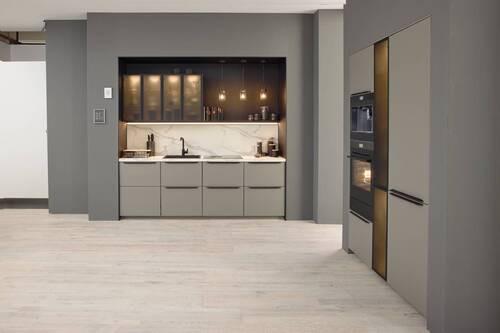 Ausstellungsküche Easytouch Taupegrau - Nobilia