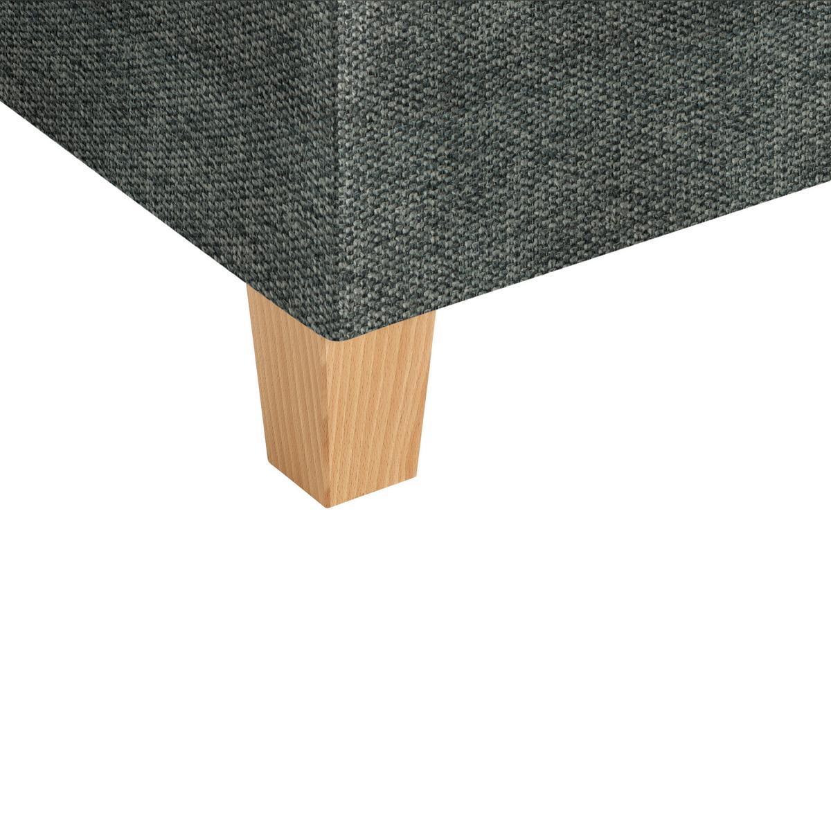Kutna Garnitura Lille - boje grafita/svijetlo smeđa, Moderno, tekstil/drvo (232/110/156cm) - Best Price
