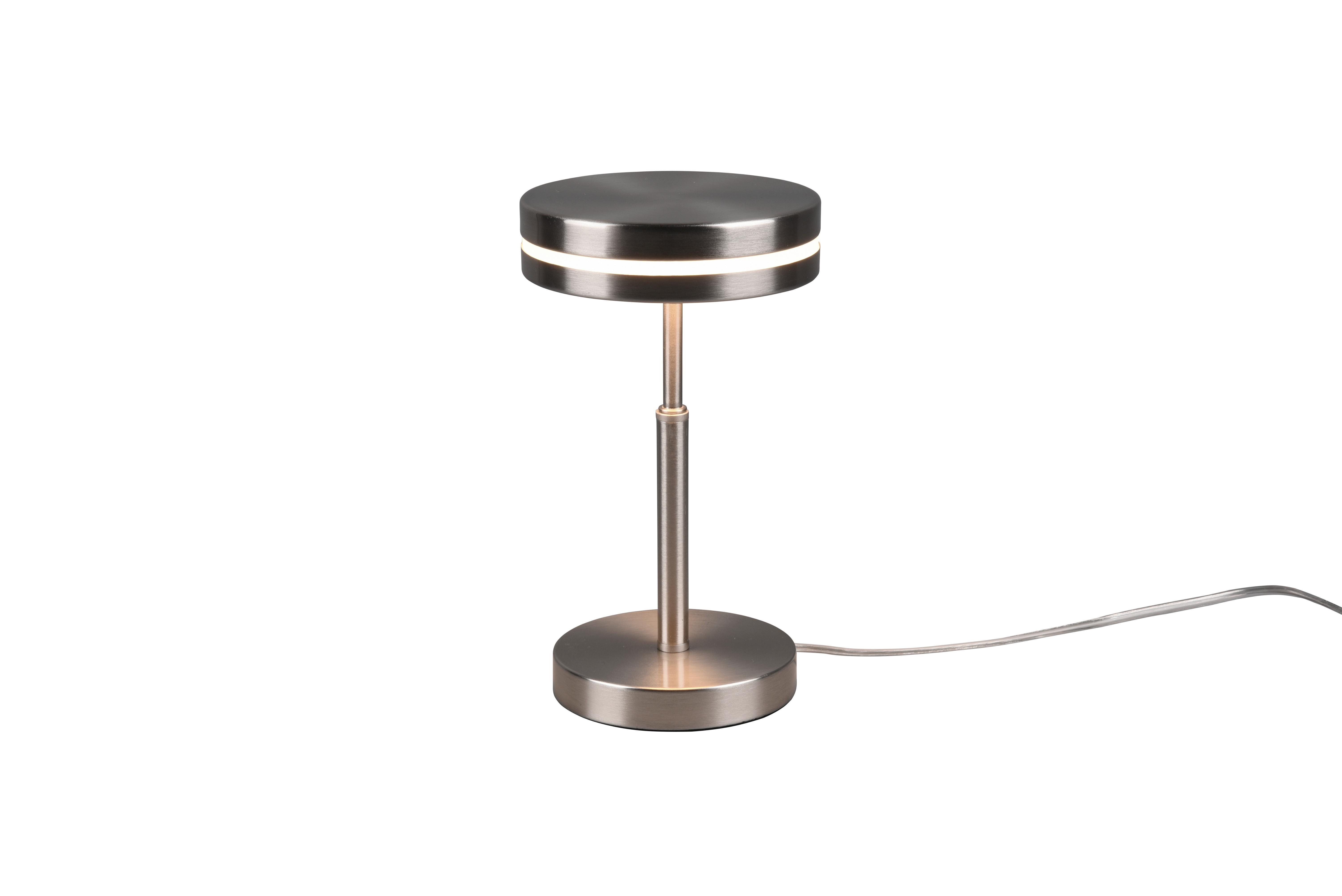 LED-Tischleuchte Franklin Nickelfarben max. 6 Watt - Nickelfarben, Basics, Metall (25cm) - Trio Leuchten