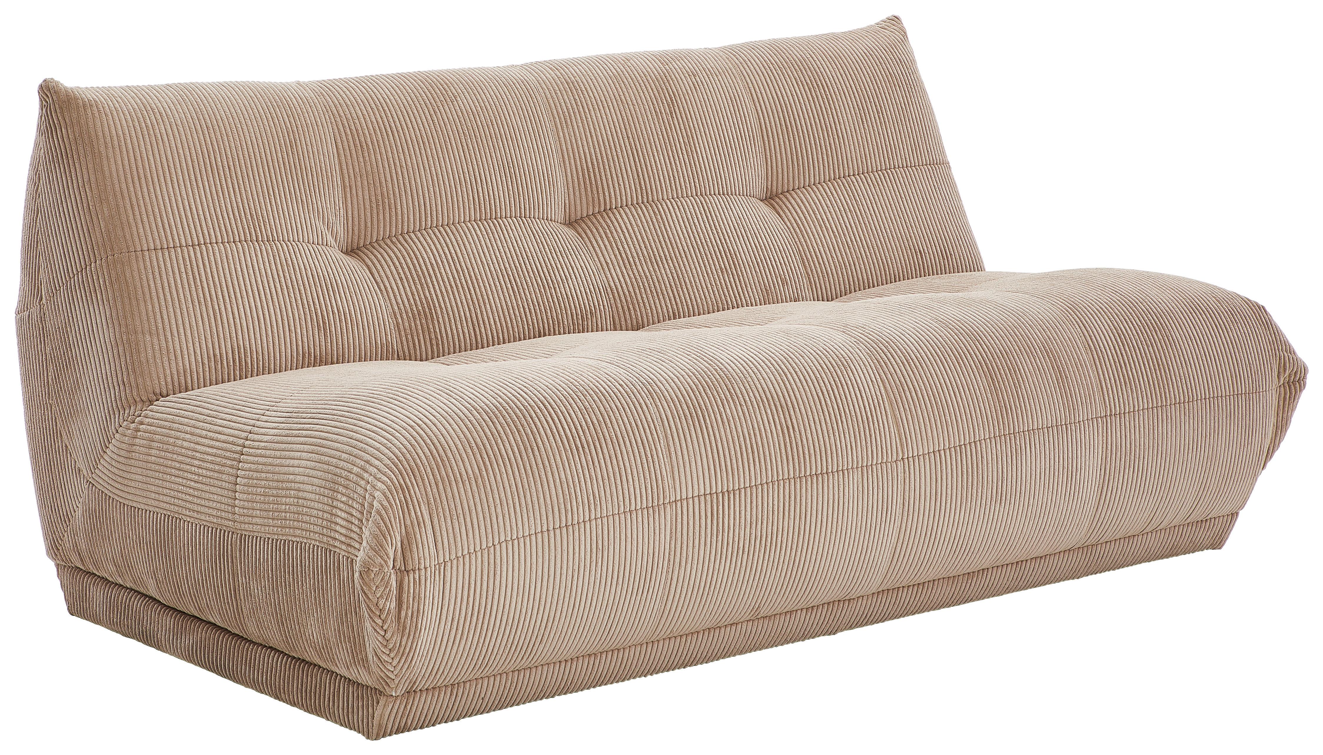 Modul Sofaelement Giselle Taupe - Taupe, Trend, Textil (180/80/112cm) - Livetastic