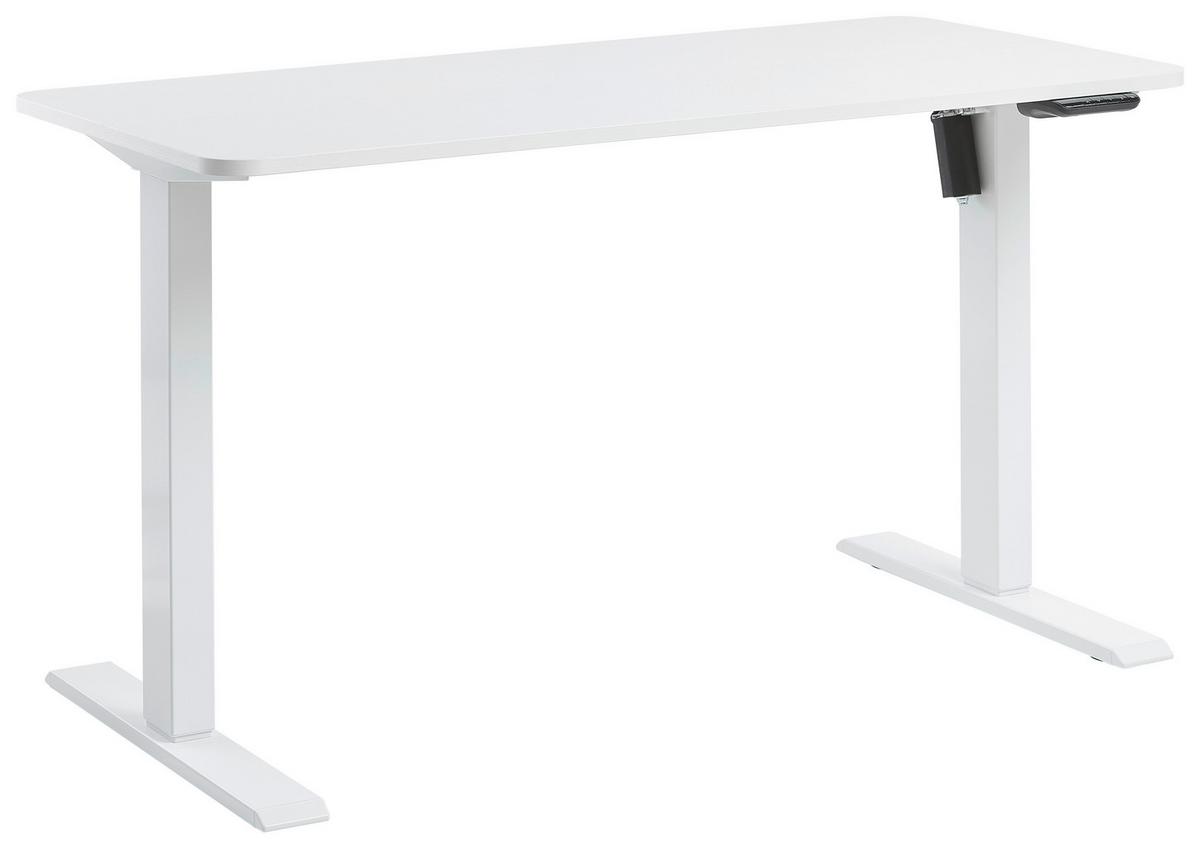 Steharbeitsplatz in Weiss - Weiss, Modern, Holzwerkstoff/Kunststoff (120/71-119/60cm) - Mömax organic living