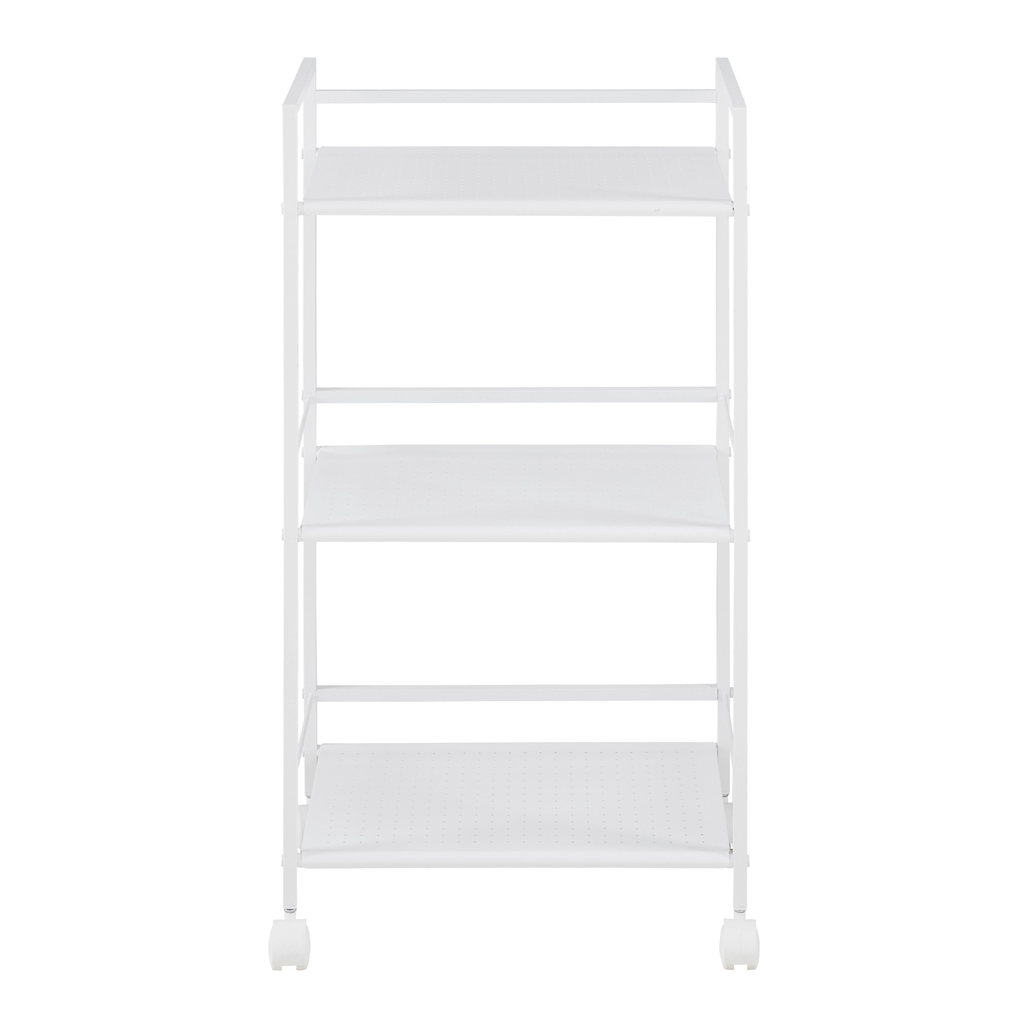 RULLVAGN LUAN II -BASED/SB- - vit, Modern, metall/plast (42,5/81/29cm) - Based