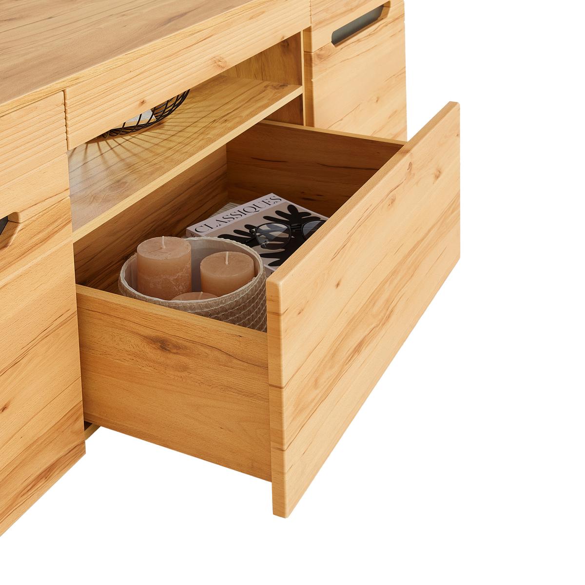 Tv Komoda Alana - Moderno, drvni materijal/plastika (156,6/57,4/50cm) - Modern Living