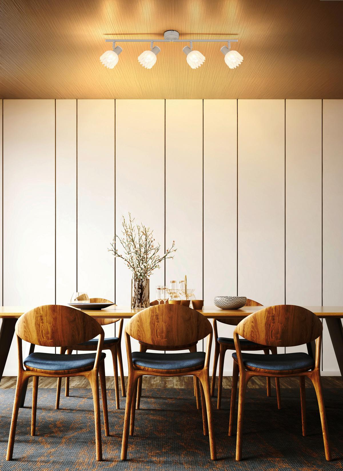 Reflektor Planta - boje pijeska, Konvencionalno, staklo/metal (70/9/15,5cm) - Globo