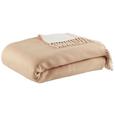 Decke Livia Wende, 130x170 cm - Beige/Weiß, ROMANTIK / LANDHAUS, Textil (130/170cm) - Mömax modern living