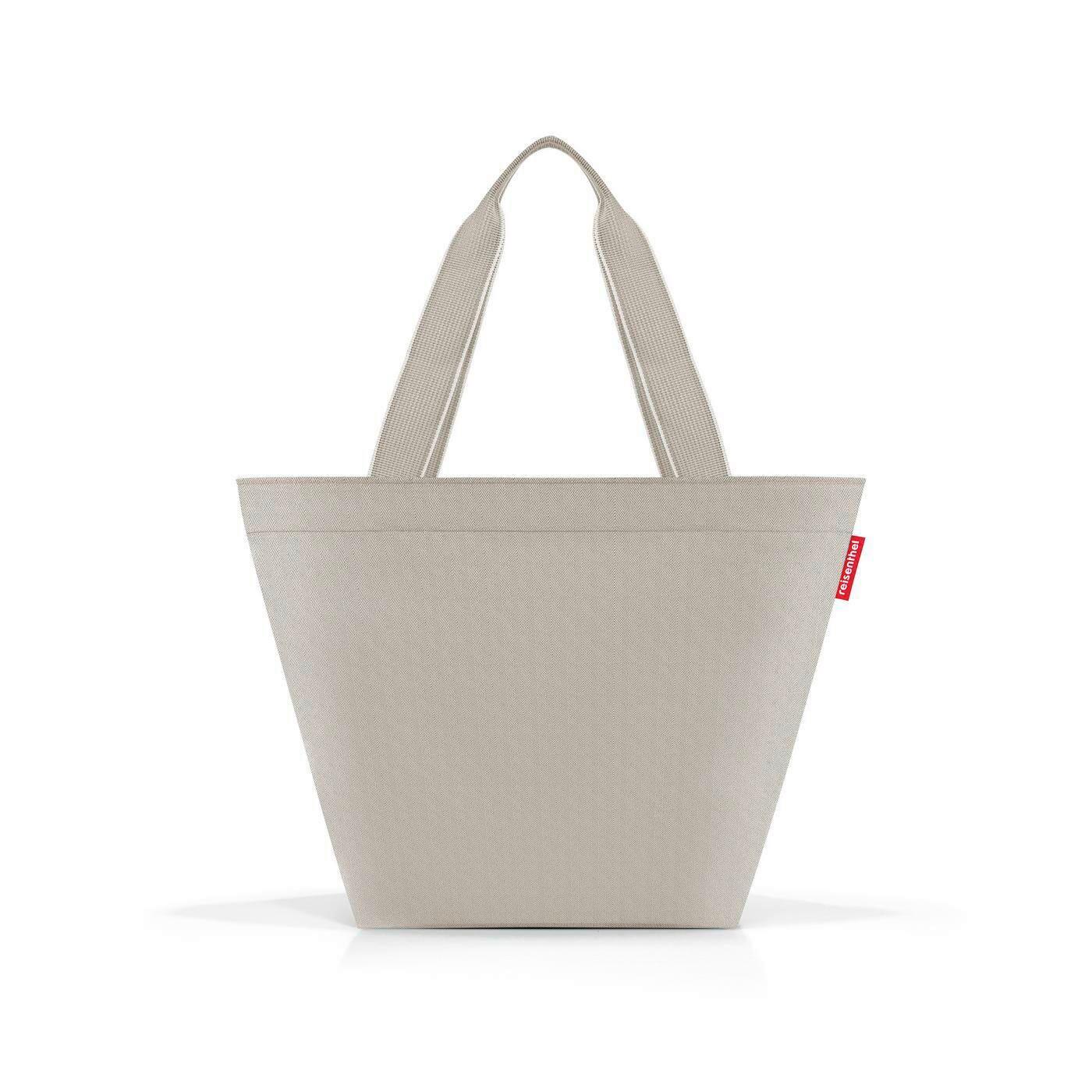 TORBA SHOPPER ZS6049 - beżowy, Basics, tworzywo sztuczne/tkanina (51/30,5/26cm) - Reisenthel