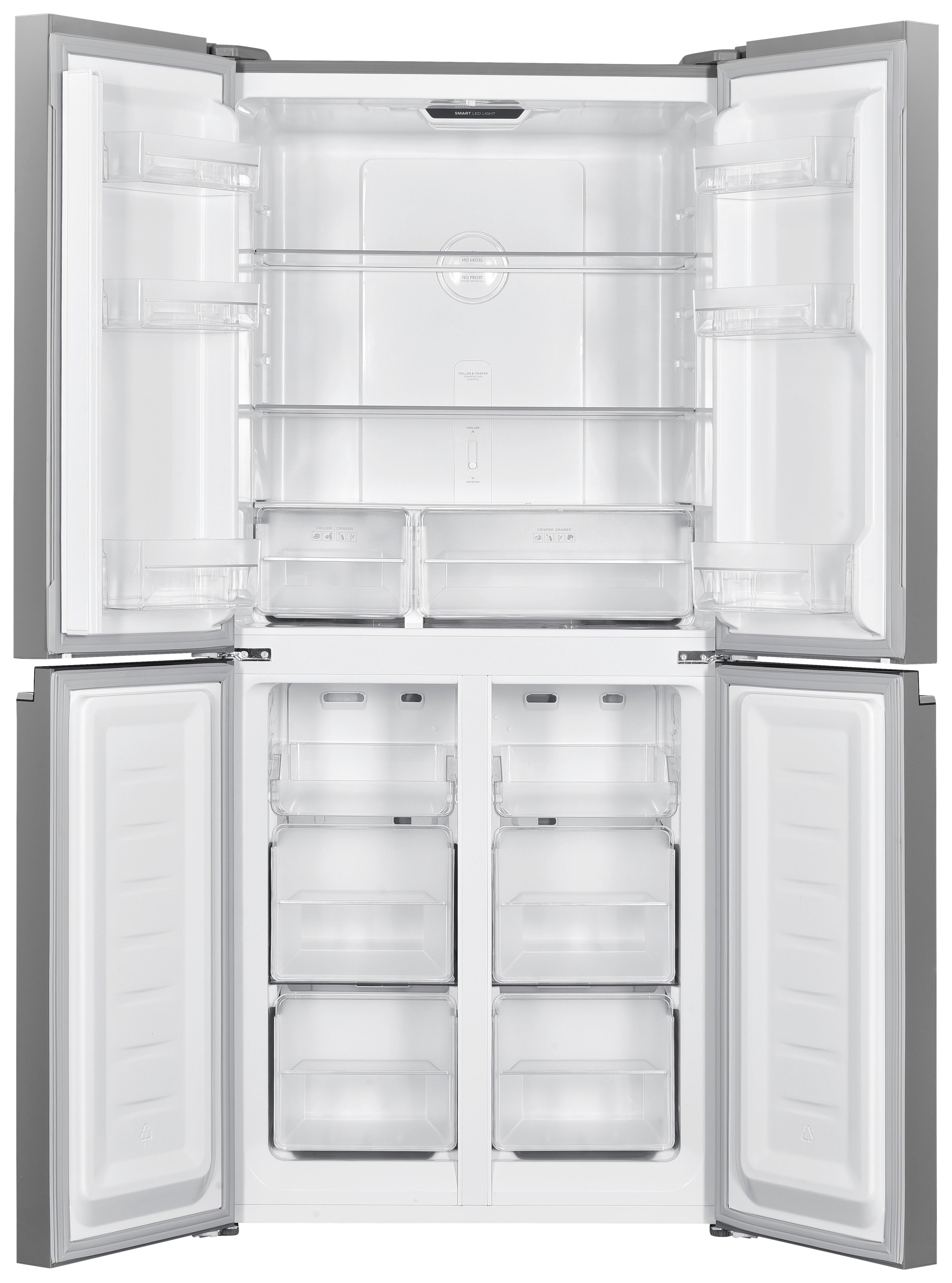 SIDE-BY-SIDE FDR5100 - Silberfarben, Basics (79/18/70cm) - Beko