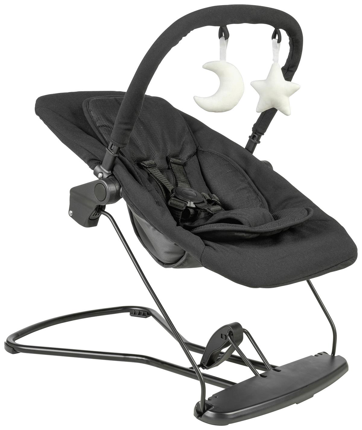 BUJAK LUNCH - czarny, Basics, tworzywo sztuczne/metal (66/45/48-58cm) - My Baby Lou