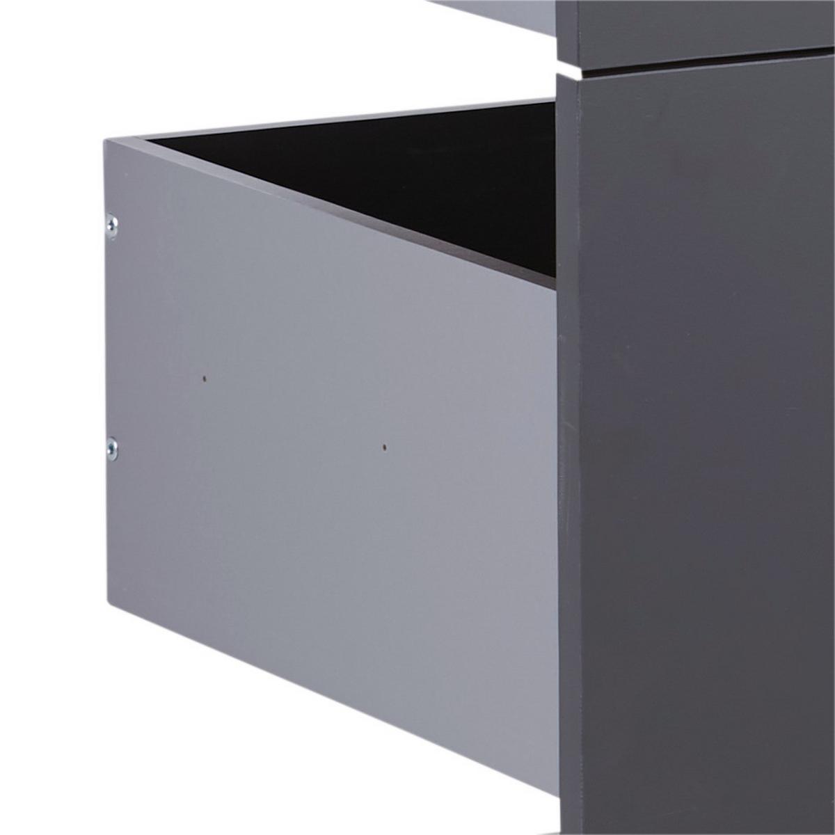 Schubladenset Unit in Anthrazit - MODERN (91/83/47cm) - Based