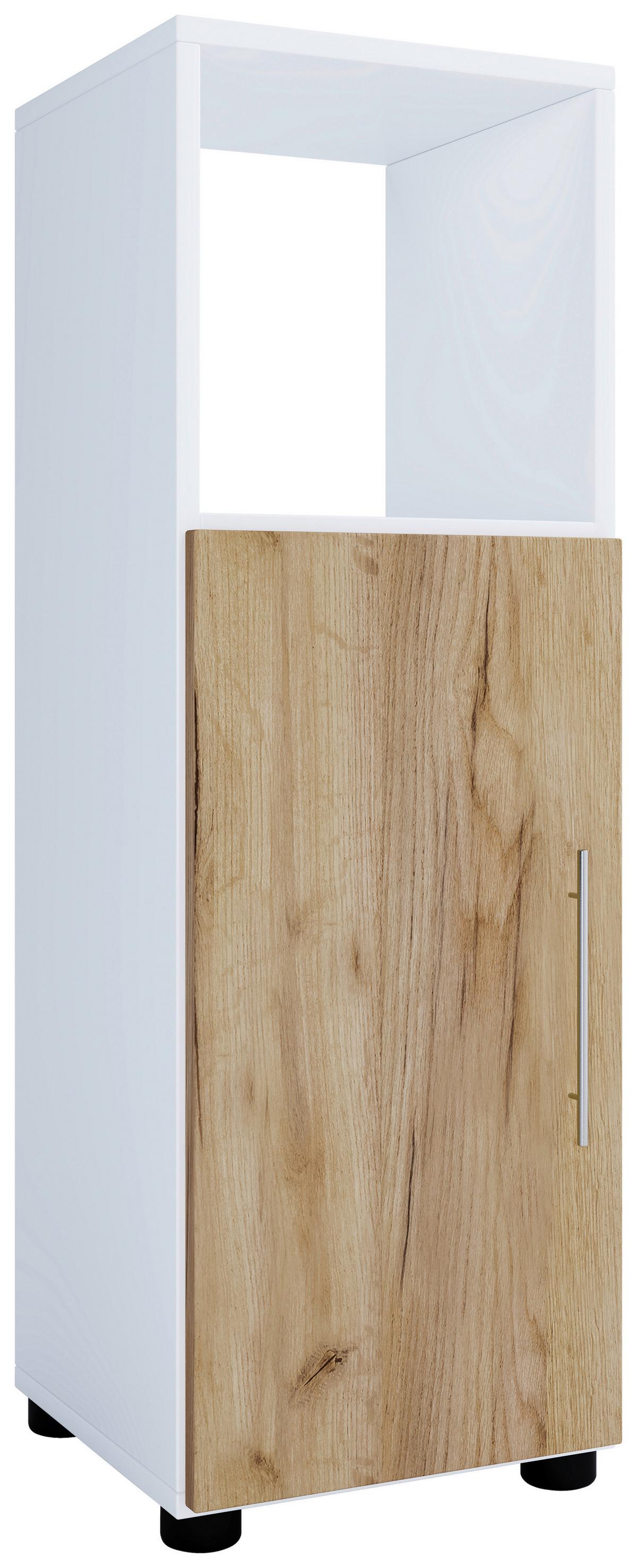 UNTERSCHRANK FLANDU - Honigeiche/Weiss, Modern, Holzwerkstoff/Kunststoff (31/93/30cm) - MID.YOU