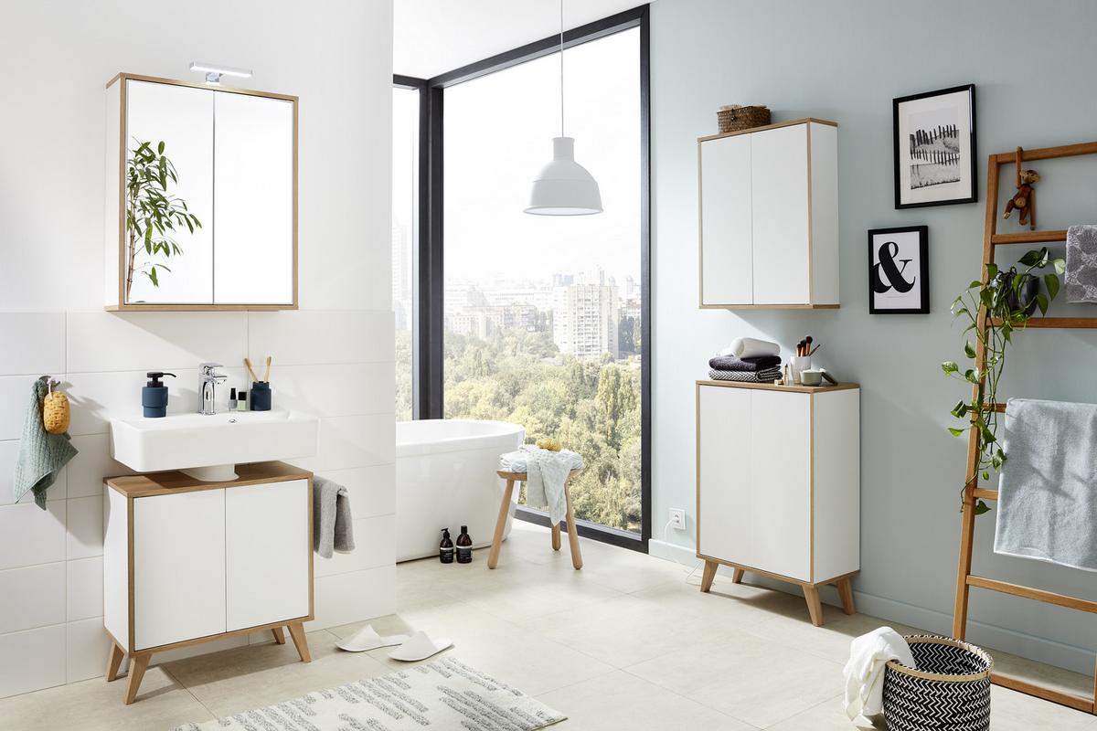 Aufbauleuchte Finn verchromt, max. 4,8 Watt - Chromfarben, MODERN, Kunststoff (20/4,5/12cm) - MID.YOU