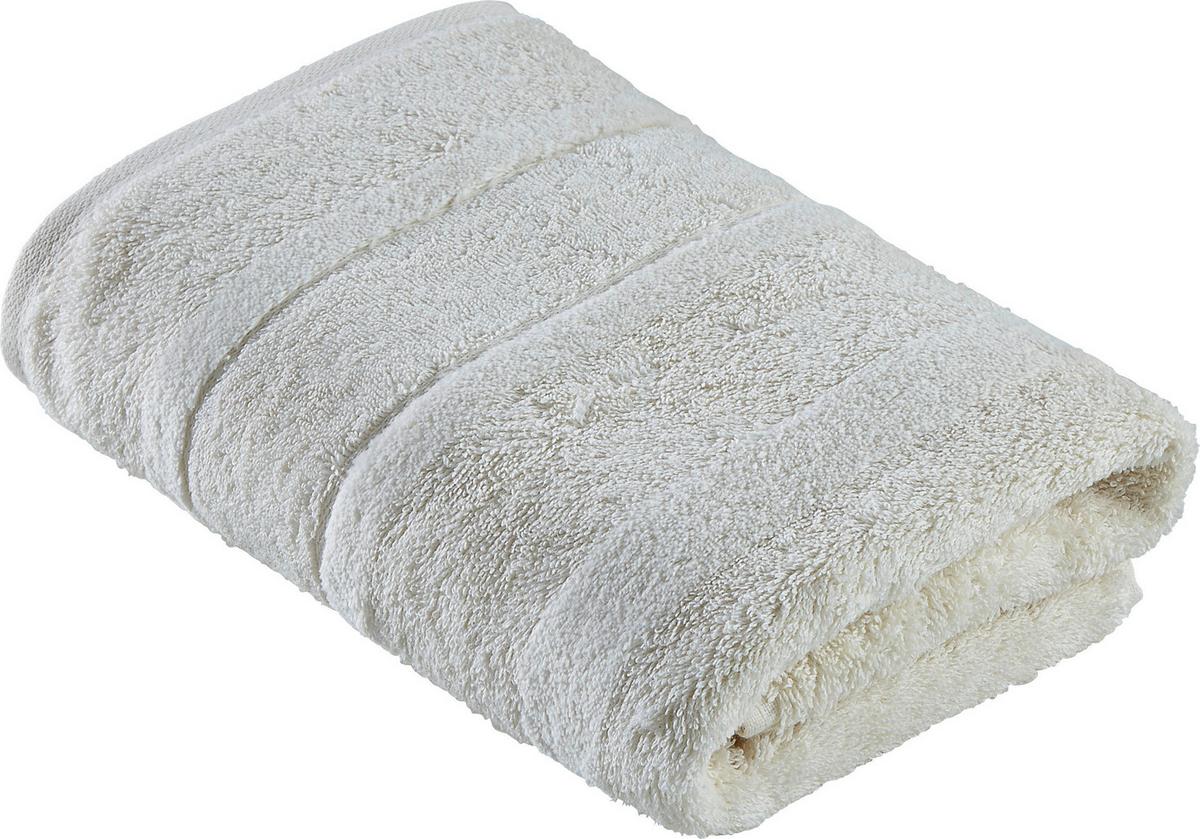 RĘCZNIK NOBLESSE² UNI - kolor naturalny, Basics, tkanina (50/100cm) - Cawoe