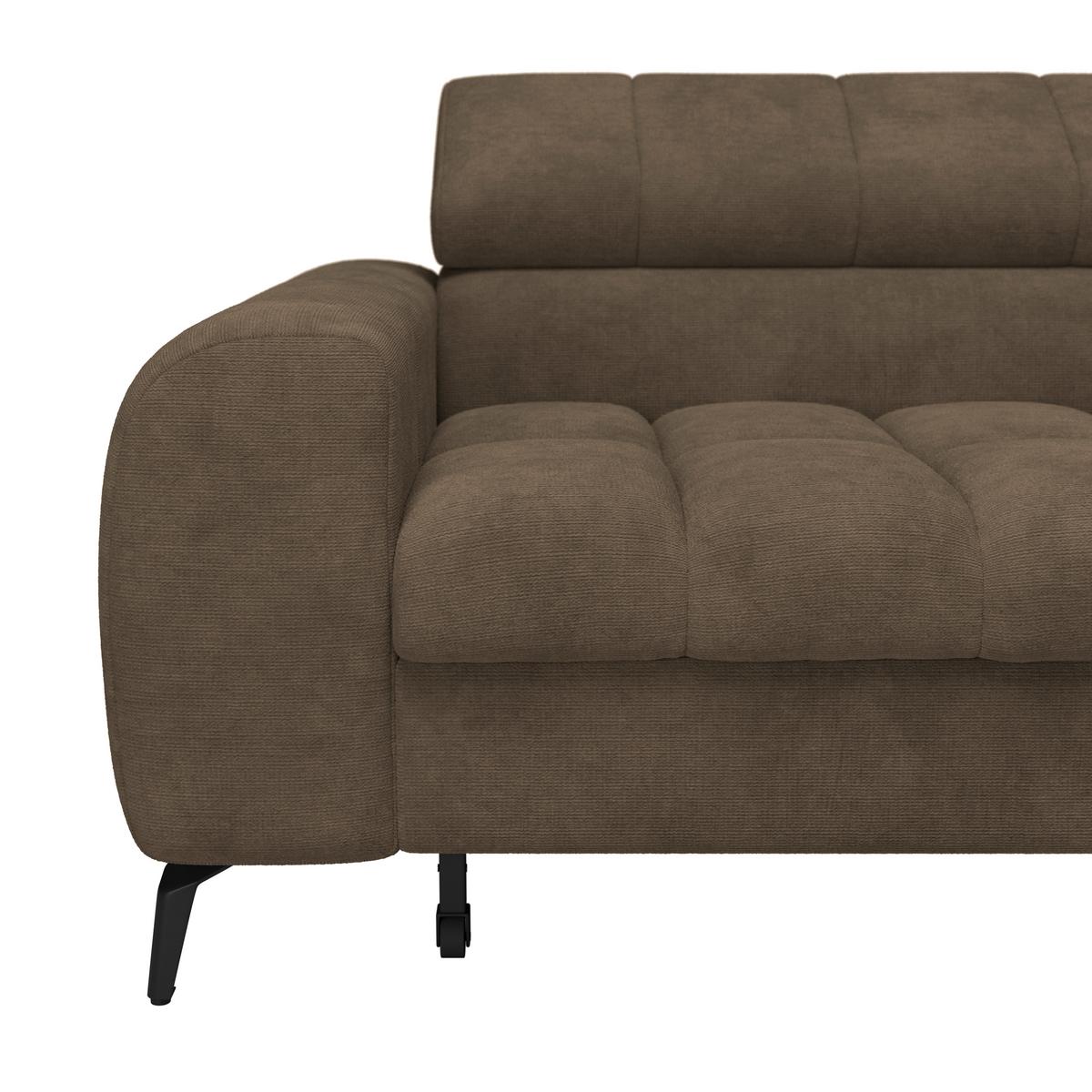 Coltar VOLF - maro/negru, Trend, plastic/textil (261/203cm) - Modern Living