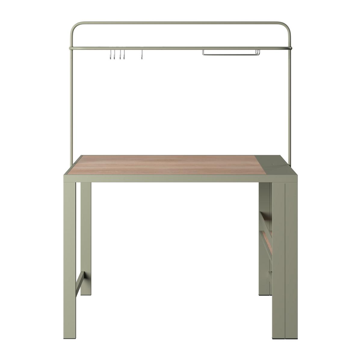 Gartenset Nelli Beige/Grün/Naturfarben - Beige/Naturfarben, MODERN, Kunststoff/Textil