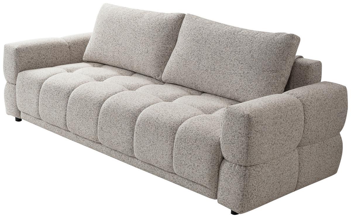 Trosjed Na Razvlačenje Dante - crna/sivo-bež, Moderno, tekstil/plastika (241/72-88/101cm) - Modern Living