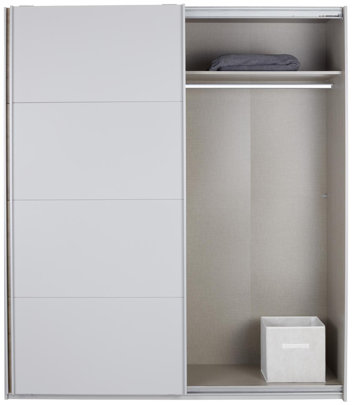 DULAP FELDKIRCH - culoare lemn stejar/gri, Modern, material pe bază de lemn (226/229/62cm)