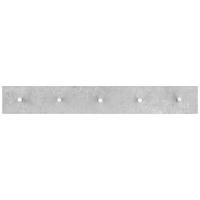 Cuier de perete cu cârlige EDDY 5 -SB- - gri, material pe bază de lemn (57/8/5cm) - Modern Living