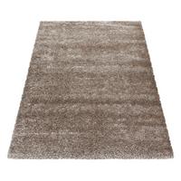 Hochflorteppich Brilliant Taupe ca. 160x230cm - Taupe, Basics, Textil (160/230cm)