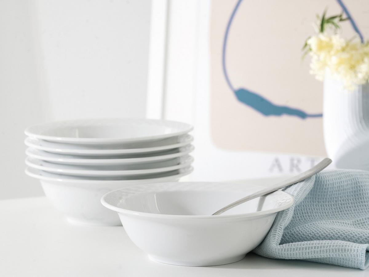 Set Skodelic Za Kosmiče Polo, 6-Delni - bela, Basics, keramika (17,5cm) - Creatable