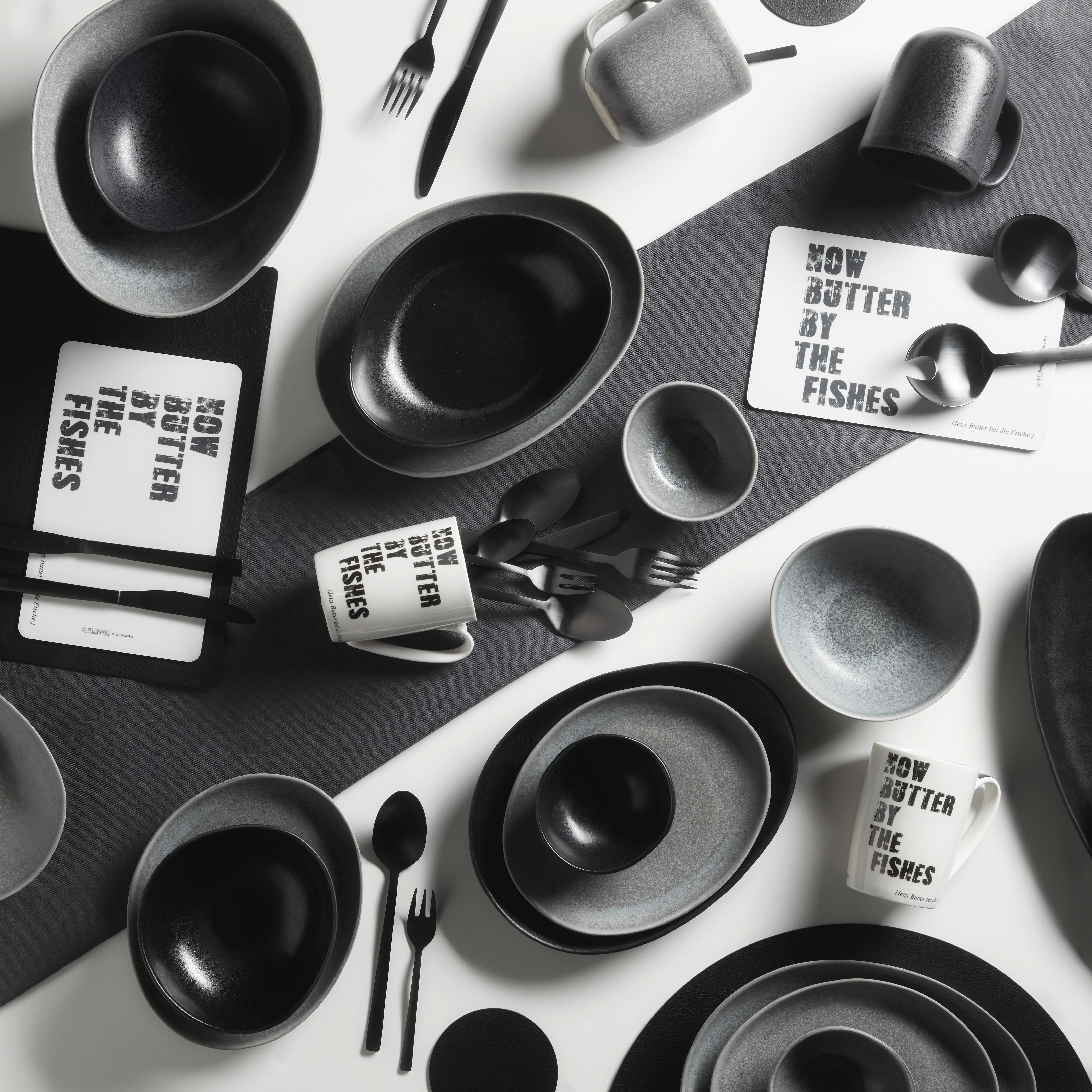 Tacâmuri pentru salată Beverly - negru, Lifestyle, metal - Premium Living