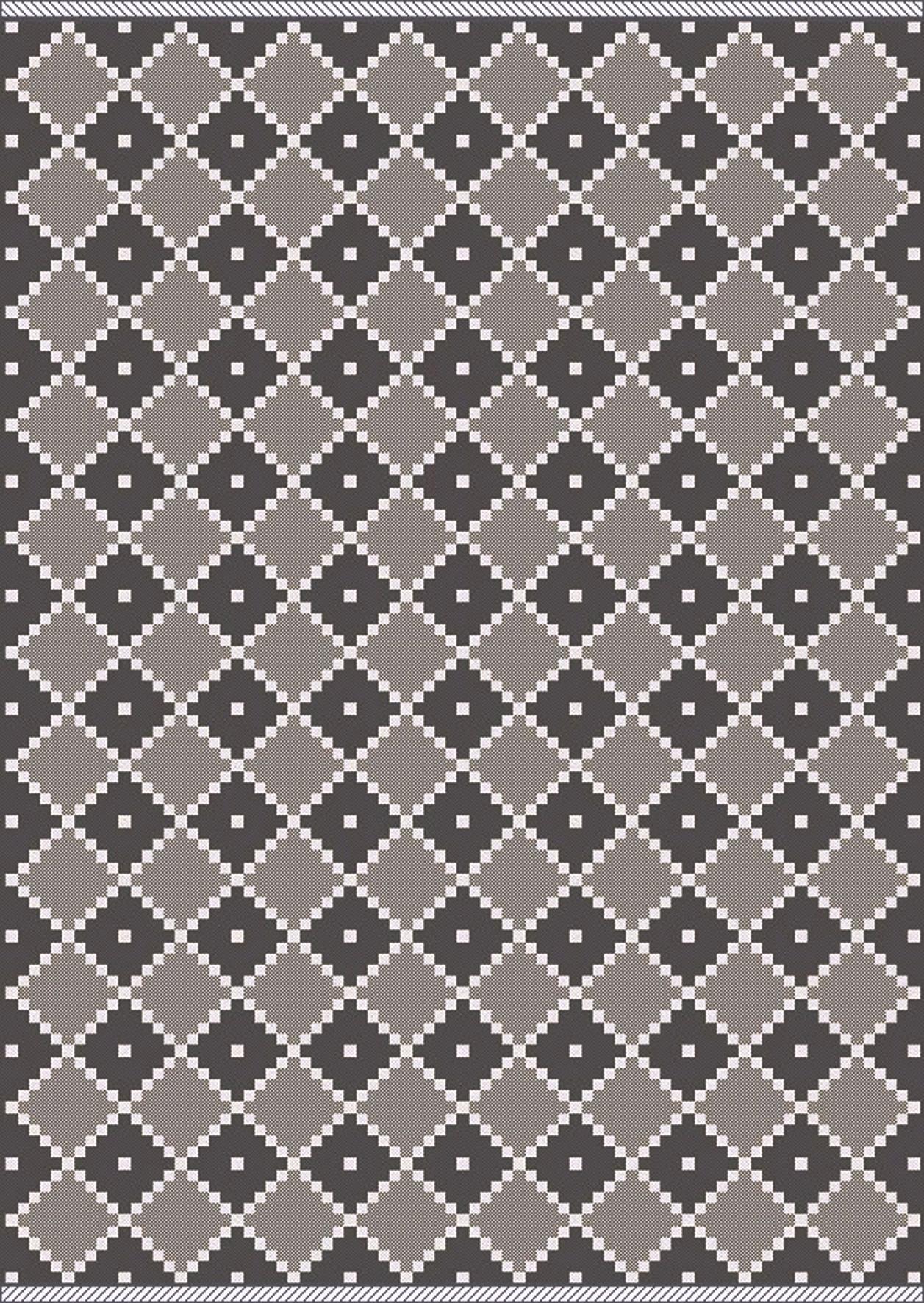 Flachwebeteppich Phoenix ca. 160x230cm - Anthrazit/Grau, MODERN, Textil (160/230cm) - Modern Living