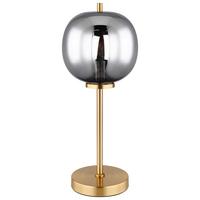 Svjetiljka Stolna 15345tmm Blacky I - boje mjeda, Design, staklo/metal (18,5/45cm) - Globo