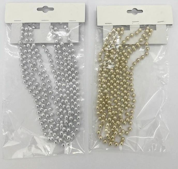 Girlanda Pearl - zlate barve/srebrne barve, Konvencionalno, umetna masa (1/270cm) - Mömax