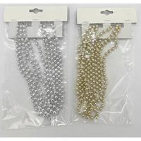 Girlanda Pearl - zlate barve/srebrne barve, Konvencionalno, umetna masa (1/270cm) - Mömax