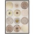 Bild Lucie Schwarz/Gold - Wengefarben/Goldfarben, Holz/Holzwerkstoff (104/144/4,3cm) - Modern Living Bild Lucie Schwarz/Gold - Wengefarben/Goldfarben, Holz/Holzwerkstoff (104/144/4,3cm) - Modern Living