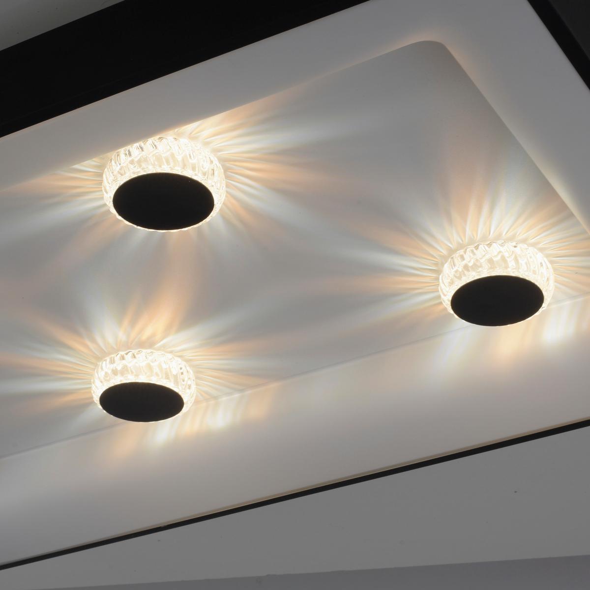 LAMPA SUFITOWA LED 14385-18 VERTIGO - Basics, tworzywo sztuczne/metal (90,5/60,5/10,5cm)