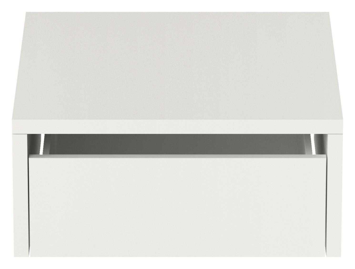 WKŁAD Z SZUFLADAMI LOCARNO - biały, materiał drewnopochodny (48,4/21,4/53cm) - Boxxx