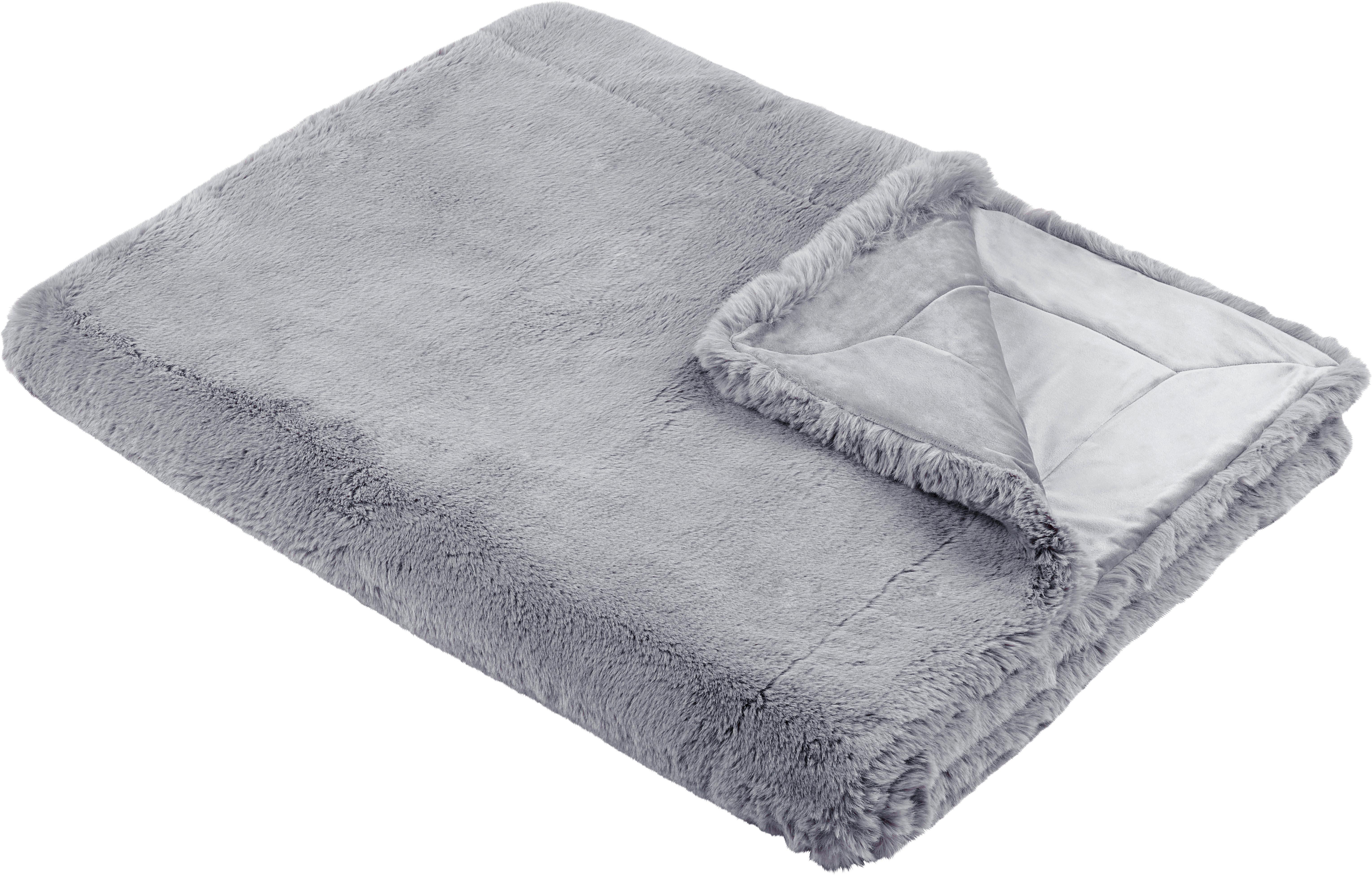 KOC FUTRZANY SECCO - antracytowy, Basics, tkanina (150/200cm) - Dieter Knoll