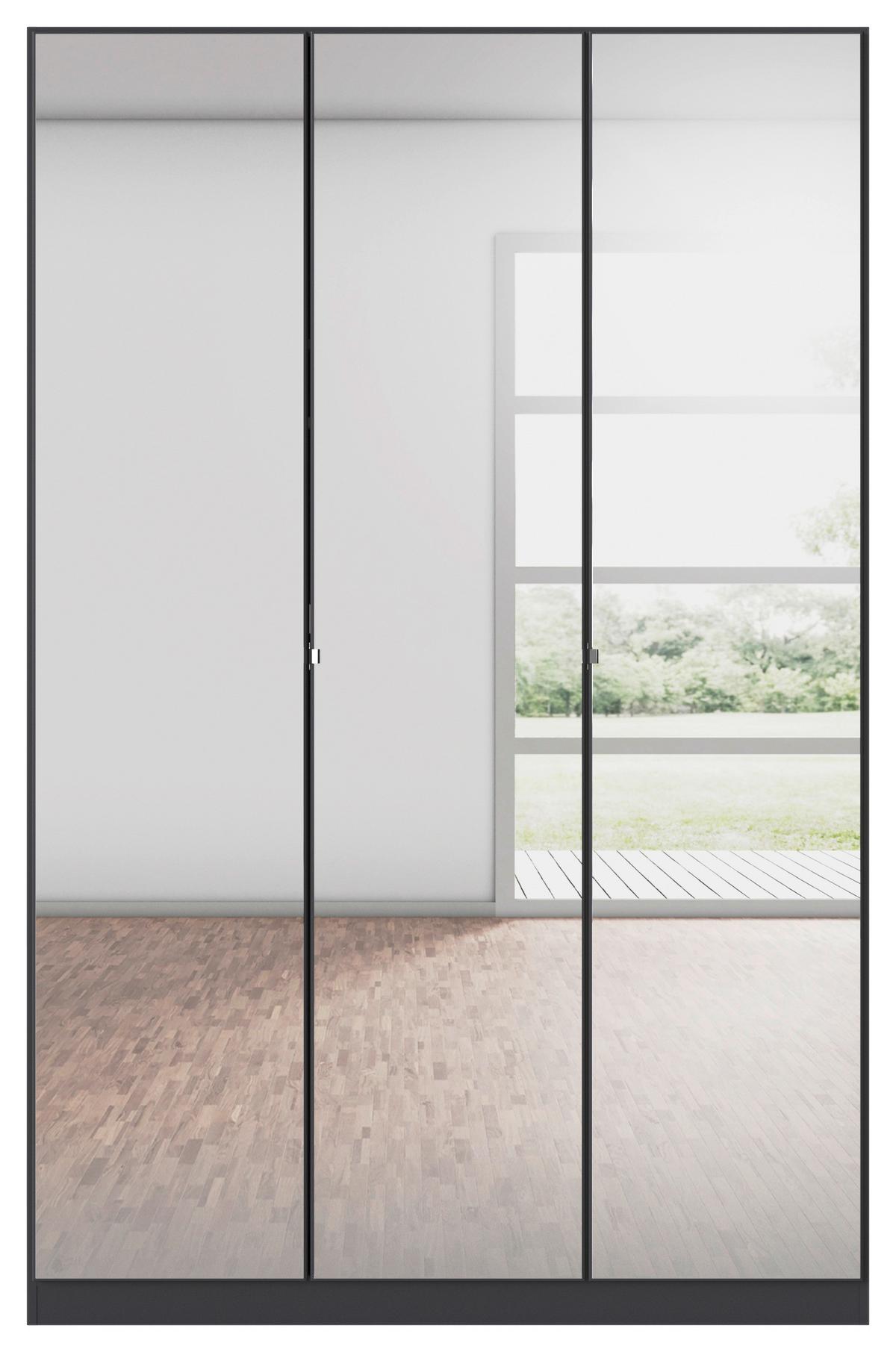 DULAP REFLECT - argintiu/gri, Modern, material pe bază de lemn (136/210/54cm)