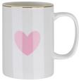 Kaffeebecher Bibi aus Keramik ca. 350ml - Rosa/Weiß, ROMANTIK / LANDHAUS, Keramik (7,9/10,8/cm) - Mömax modern living Kaffeebecher Bibi aus Keramik ca. 350ml - Rosa/Weiß, ROMANTIK / LANDHAUS, Keramik (7,9/10,8/cm) - Mömax modern living