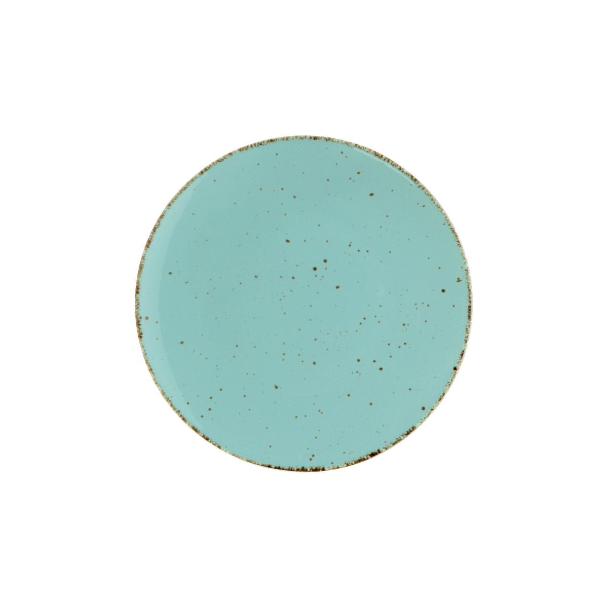 TALERZ DESEROWY URBAN LIFE - turkusowy, Lifestyle, ceramika (21,5cm) - Landscape