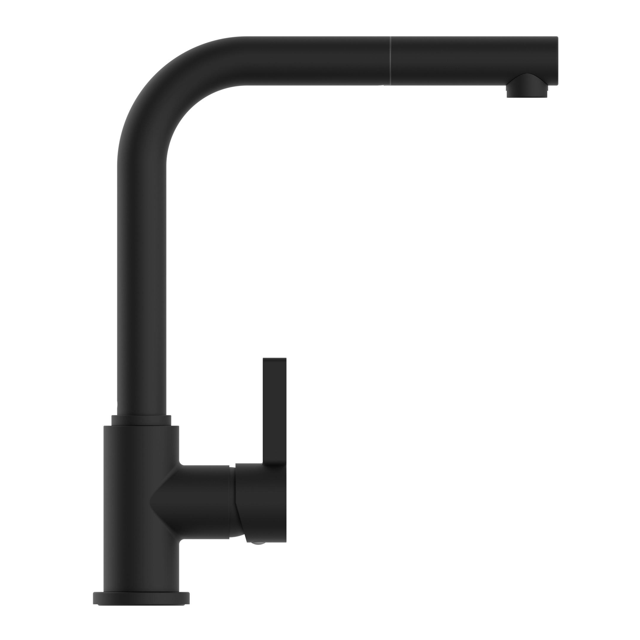 Küchenarmatur Sistant Oslo Schwarz - Schwarz, Basics, Metall (5,4/32,5/27cm) - Sistant