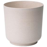 Kaspó Átm./ma.: Kb. 25/25,5cm Ecocare - fehér, Lifestyle, műanyag/fa (25/25,5cm) - ecoTree